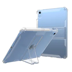 Clear Protective Stand Case for Tablets - Sleek and Versatile Soft Cover (Clear)