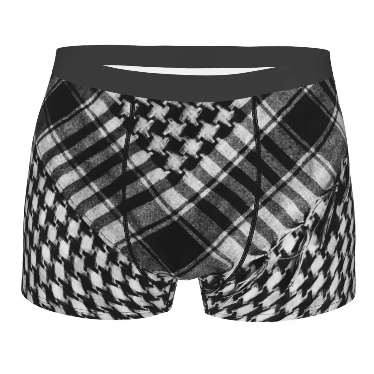 

Men Boxer Shorts Panties Shemagh Tactical Bandana Arabic Palestine Soft Underwear Palestinian Homme Novelty S-XXL Underpants