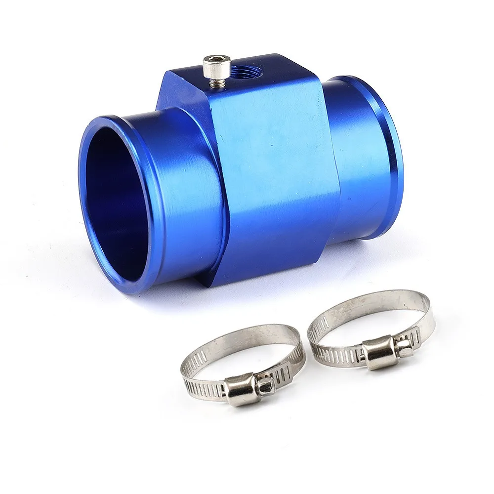 새로운 28/30/32/36/40mm 호스 어댑터 알루미늄 합금 블랙/블루 수온 조인트 파이프 수온 액세서리 수온 센서 호스