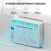 6000 BTU Window Air Conditioner, ac window unit with Washable Filter, Remote, Dehumidifier, Fan, Cools Up to 250 Square Feet 4