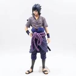 27cm Anime Naruto Character Figurine PVC Statue - Premium Collectible Desktop Gift (Sasuke no box)