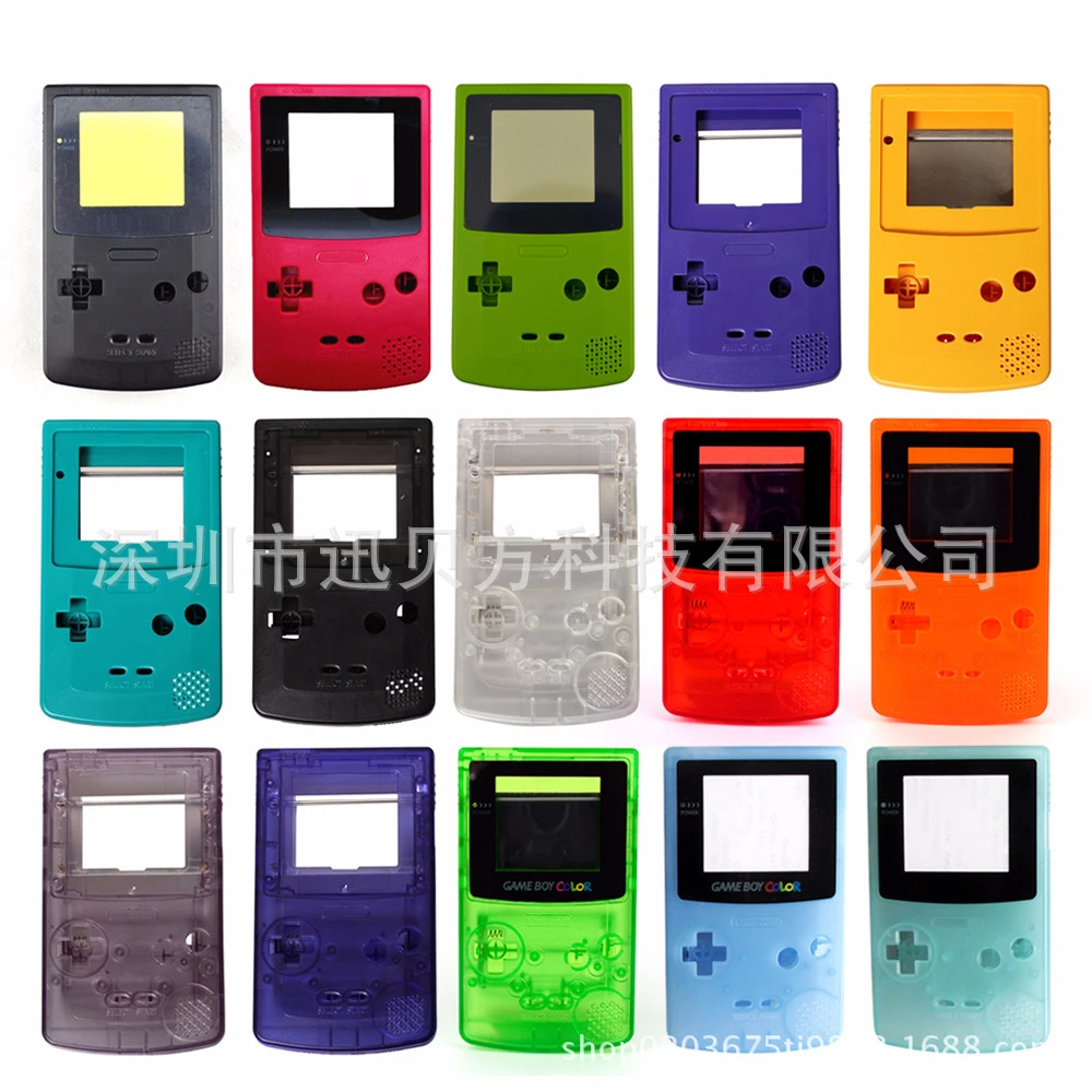 2022 für GBC Limited Edition Shell Ersatz Für Gameboy Farbe GBC  spielkonsole volle gehäuse|Fälle| - AliExpress