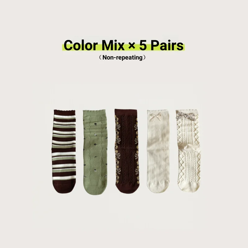 5 Pairs Color Mix