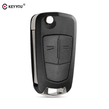 KEYYOU Remote Key Case Shell For Vauxhall Opel Corsa Astra Vectra Signum H Vectra Auto Car Key Fob Cover Housing HU100 Blade 1