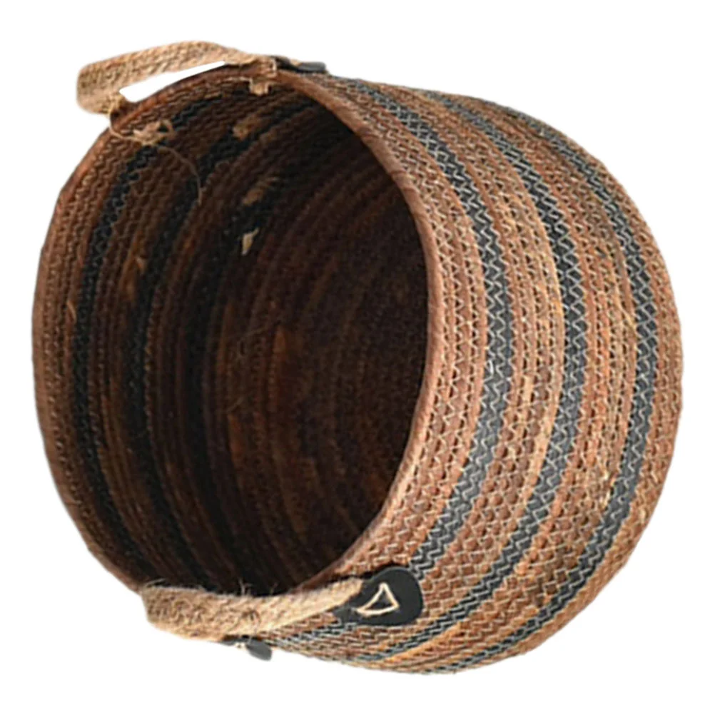 

Rustic Woven Storage Basket Sundries Garment Arrangement Organizer Laundry Storage Holder