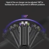 Upgraded Fashionable 5 in 1 Car Charger with Two Expansion Cables and Multifunctional Cigarette Lighter Plug for Fragrance Spray 5
