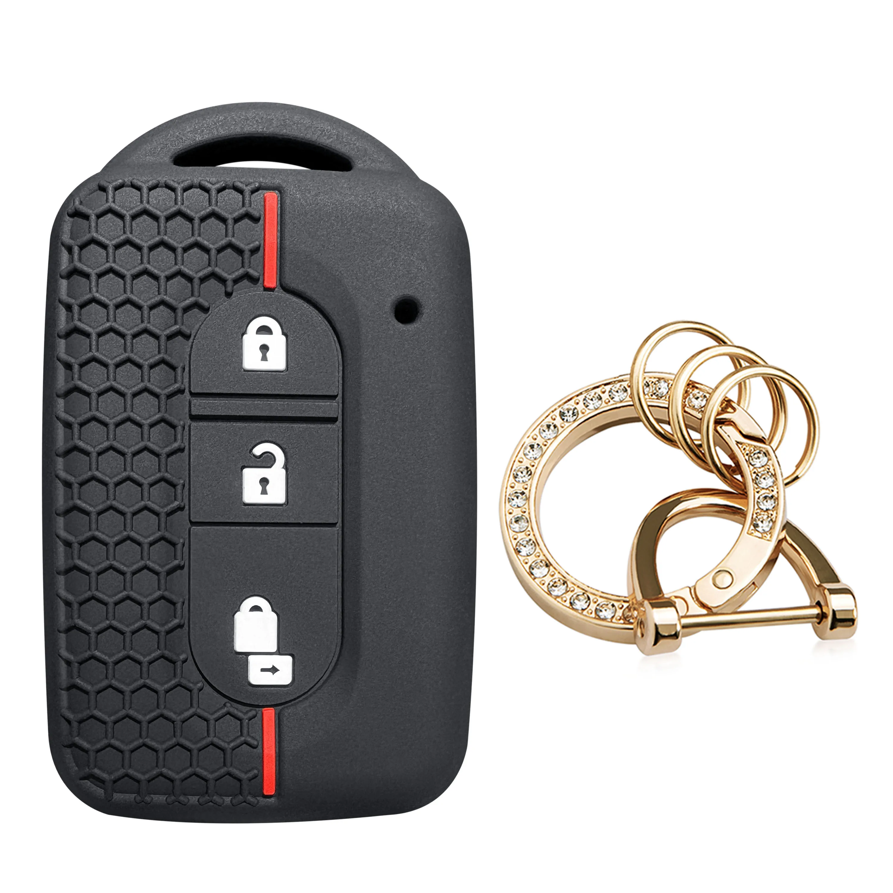 Silicone Key Holder Keychain Nissan Tiida Nissan NV200 Pathfinder R51 Qashqai G10 Key Car Accessories Case Cover Shell key case key case cover car key shell