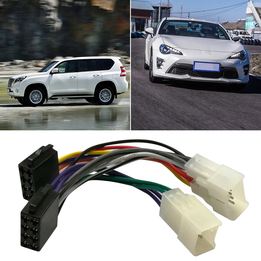 4/10 Pins ISO Car Radio Wiring Harness Cable Connector Adapter Universal Accessories for Toyota Camry for Corolla Plug Adapter