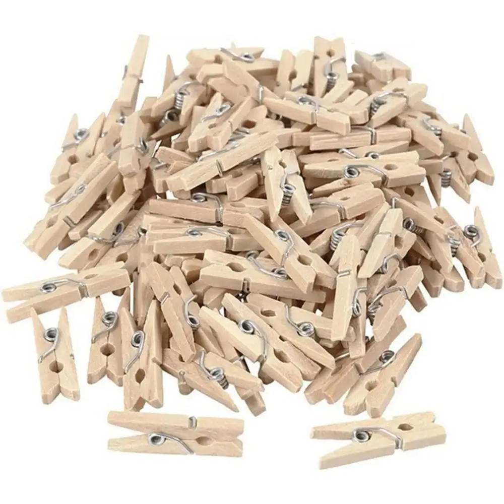 Addis Wooden Clothes Pegs