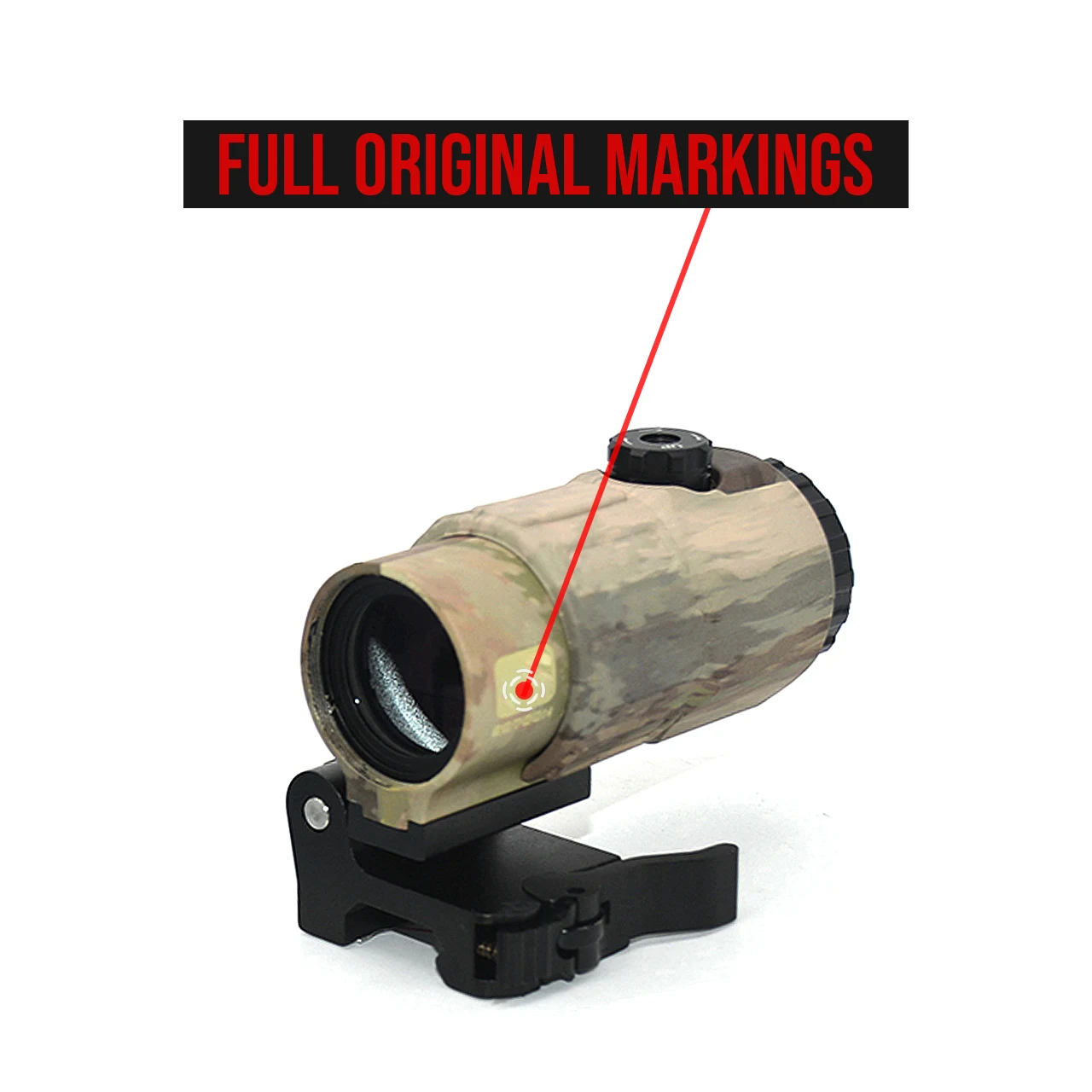Viseur Point Rouge et Vert Holosight tan Type 558 Full Metal