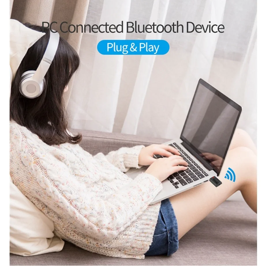 USB 블루투스 5.0 오디오 수신기 송신기 4 IN 1 미니 스테레오 블루투스 AUX RCA USB 3.5mm 잭 PC TV 차량용 무선 어댑터