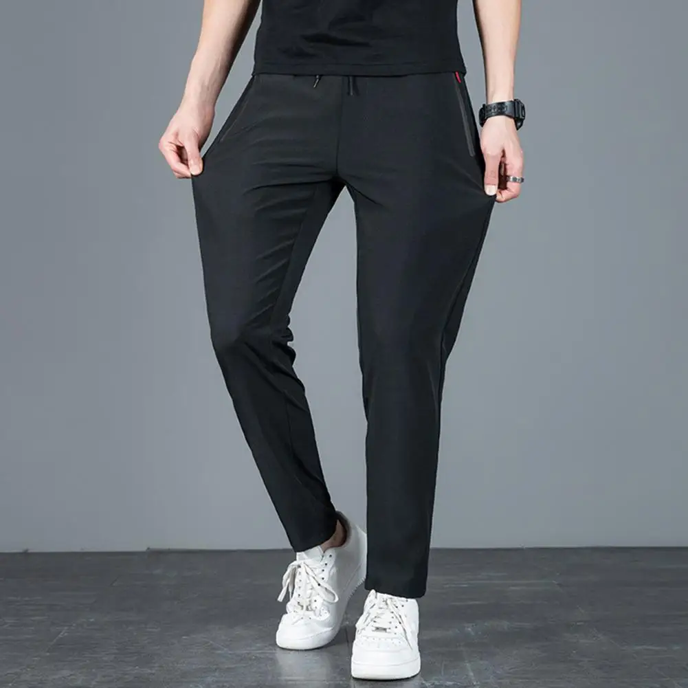 

Popular Summer Men Fast Dry Drawstring Pants Drawstring Pants with Pocket Protective