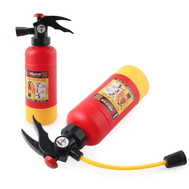 Kids Firefighter Toy Fire Extinguisher Water Blasters Children Fireman Role Play Cosplay Outdoor Toys Extinguisher Water Guns 3