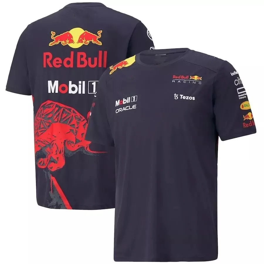 2022 футболка футбольной команды Red Racing RB18 для мужчин экстремального спорта