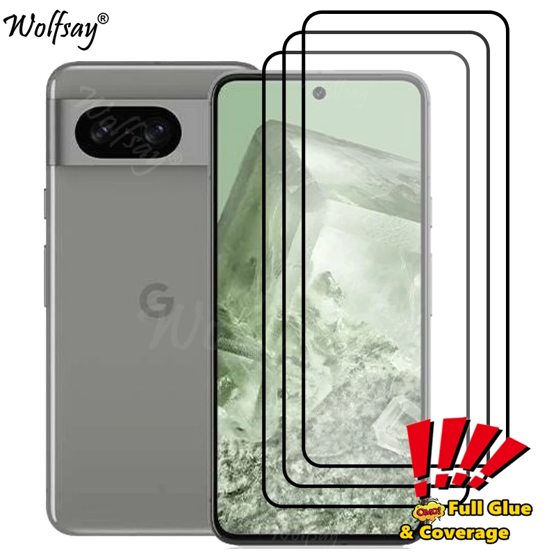Pellicola Salvaschermo A Copertura Totale Per Google Pixel 8 Vetro Temperato Per Google Pixel 8 Pro 6A 6 7A 7 Vetro Per Google Pixel 8 Glass