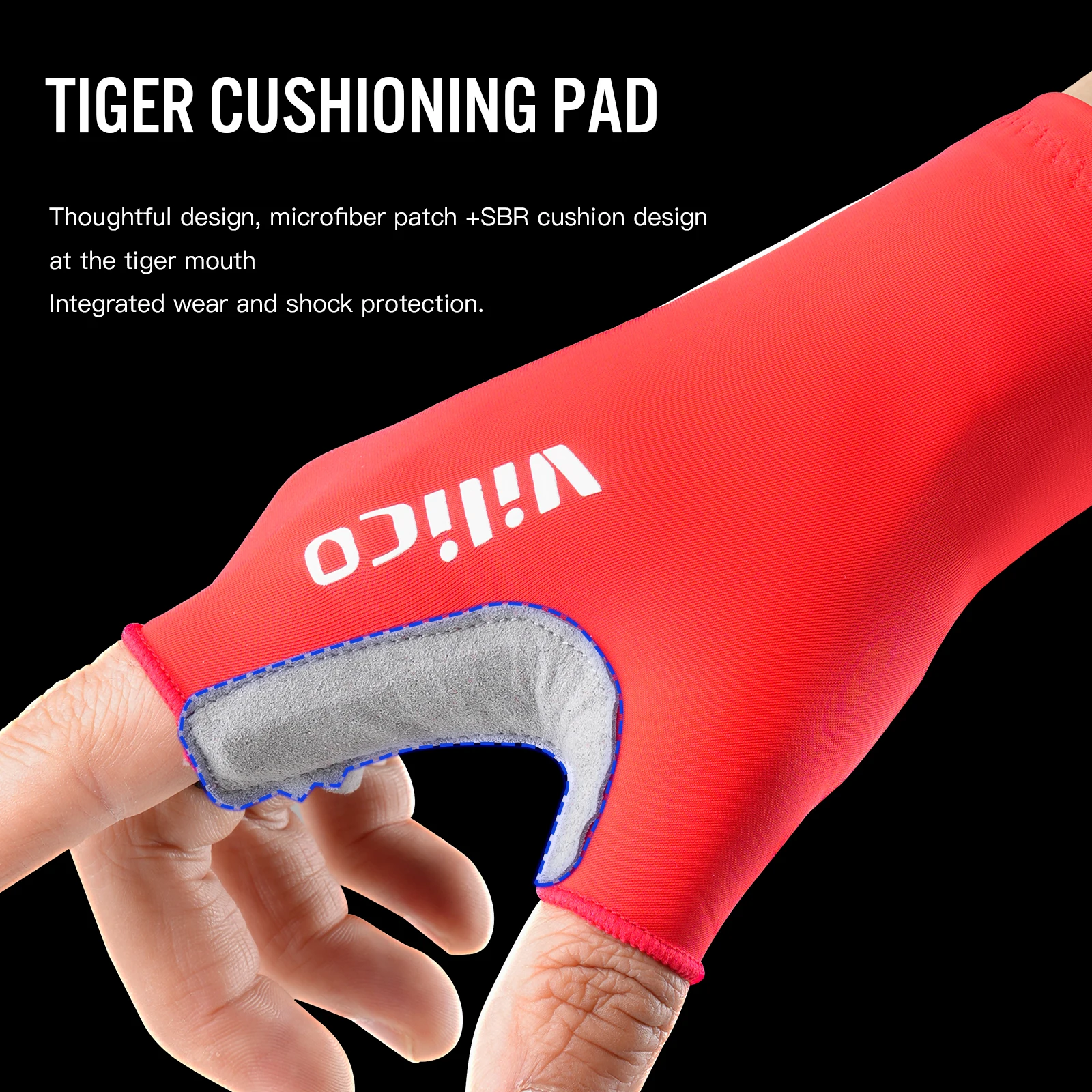 Vilico Lightweight Half Finger Outdoor Cycling Gloves With High Elasticity Fabric For Cushioning Suitable For Multiple Senarios 5
