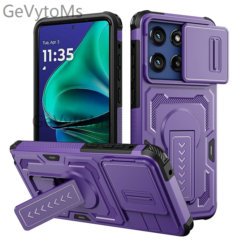 Heavy Duty Lens Protector Case with Kickstand