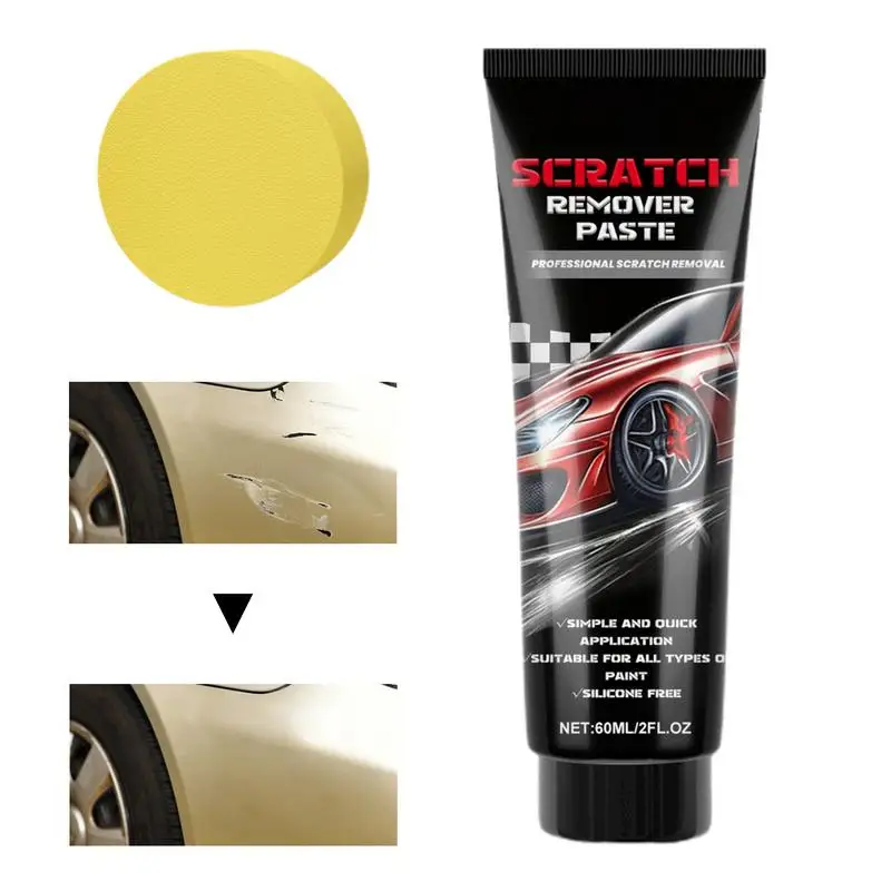 

Car Scratch Repair Cream 60ml Auto Polish & Paint Restorer Professional Deep Scratch Agent Polish Care Wax Protective Effective