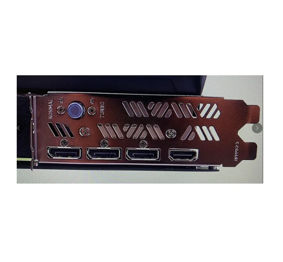 

Original IO I/O Shield Back Plate Bracket Video Card Graphics Cards GPU For Colorful RTX3080 VuIcan OC 10G LHR