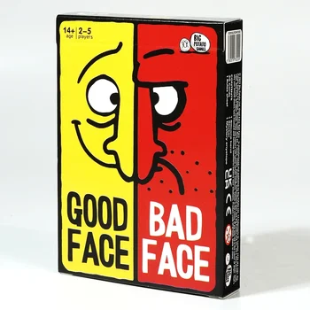 Good Face Bad Face Card Game, divertente gioco da viaggio per la famiglia