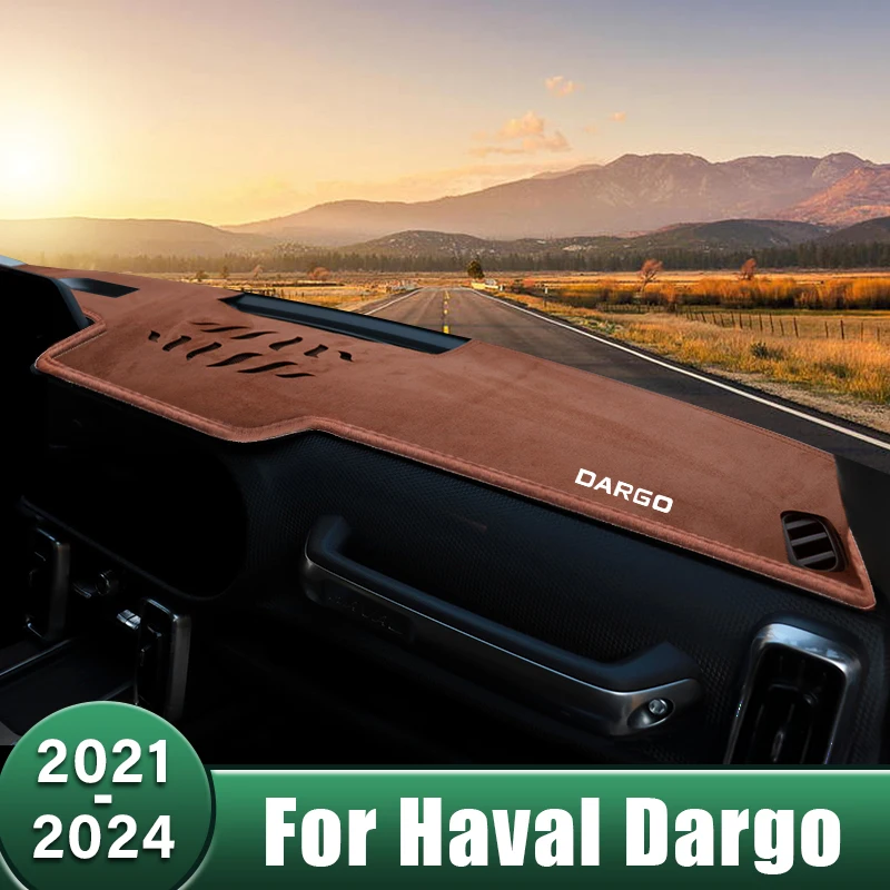 

Car Dashboard Cover Avoid Light Pads Sun Shade Mats Instrument Panel Carpets Accessories For Haval Dargo 2021 2022 2023 2024