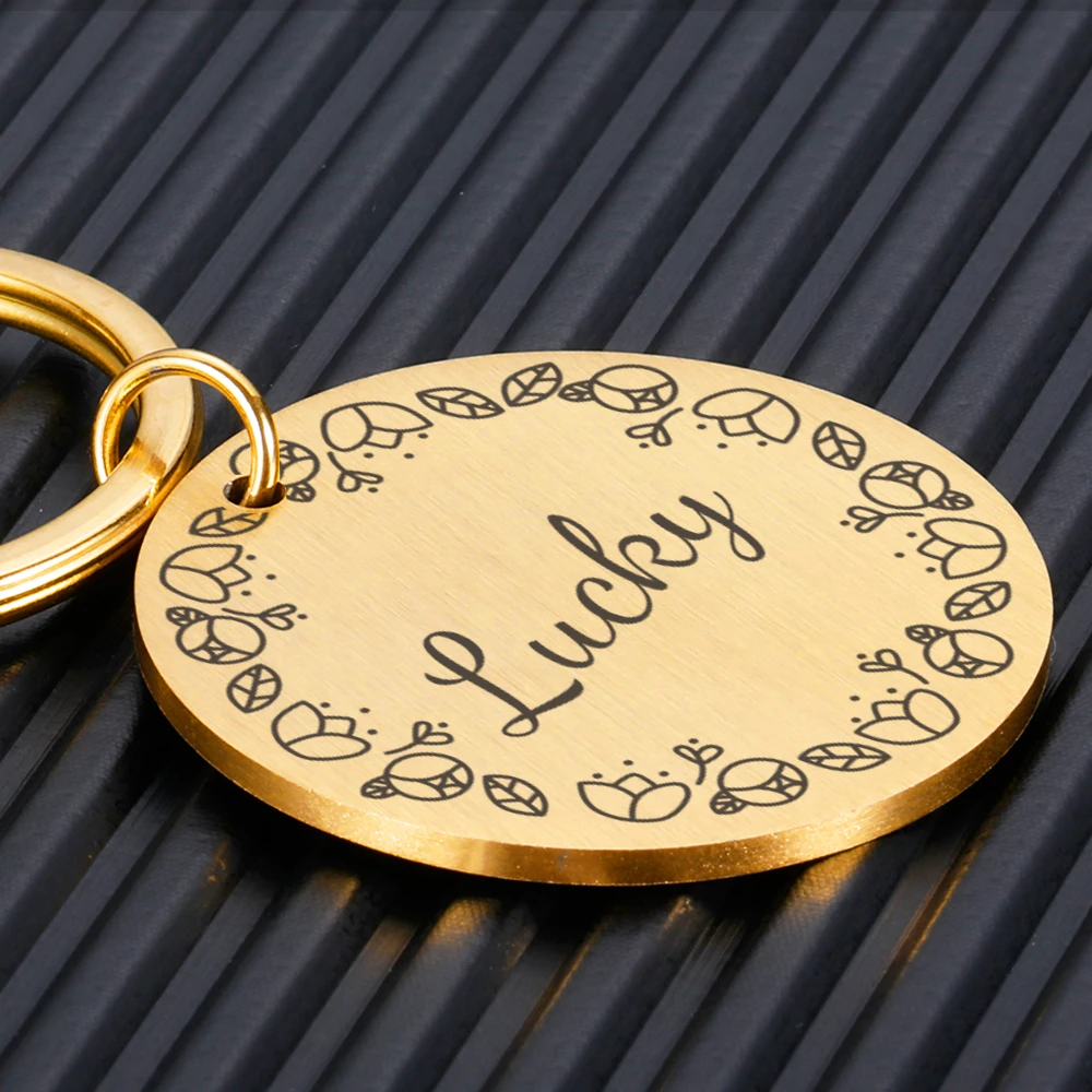 Personalized Dog Cat Pet ID Tags Engraved Cat Puppy Pet ID Name Number Address Collar For kitten Dog Tag Pendant Pet Accessories