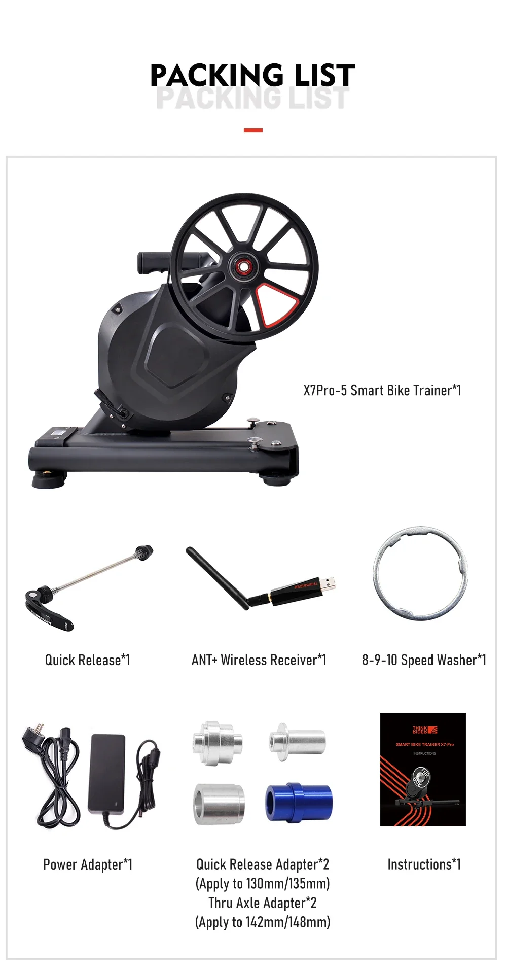 Dirt Bikes Thinkrider X7 Pro Smart Trainer Mountain Bike