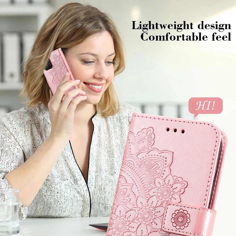 Magnetic Leather Wallet Flip Phone Case