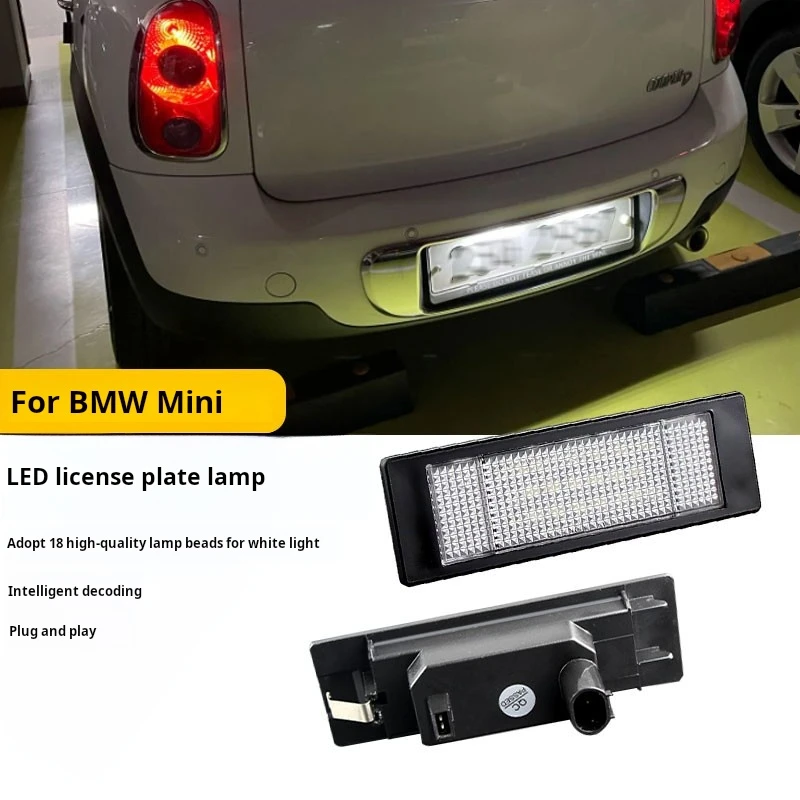 

Suitable For Bmw Mini License Plate Light Mini Clubman R55f54countryman R60r61 License Plate Light