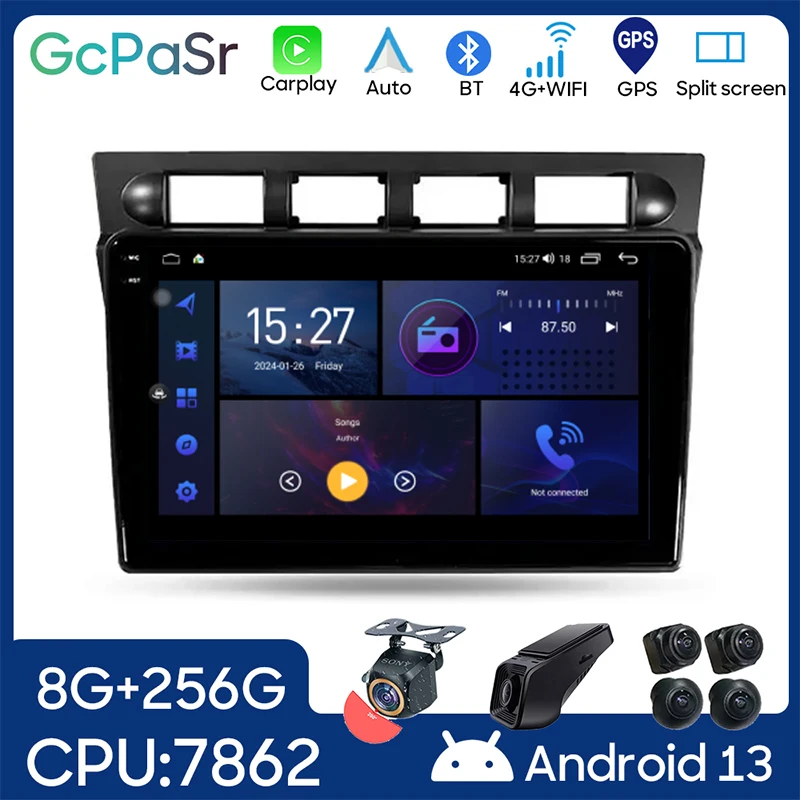 

Car Android For Kia Picanto SA Morning 2004 - 2007 Auto Radio Stereo Carplay Multimedia Player QLED GPS Navigation NO 2din DVD