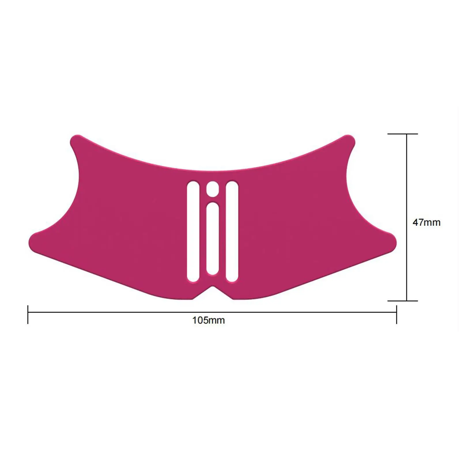 눈썹 쉐이핑 스텐실 실리콘 메이크업 도구 코 윤곽 스텐실 유연하고 가벼운 다기능 윤곽 템플릿