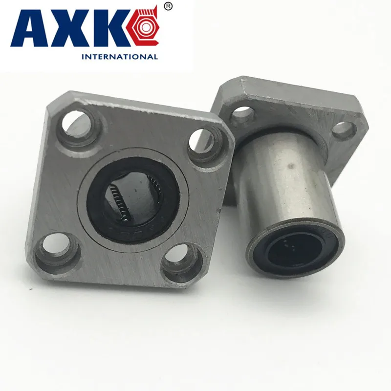 4pcs Set Lmk6uu Lmk8uu Lmk10uu Lmk12uu Lmk13uu Lmk16uu Lmk20uu Square Flange Linear Bearings for 3D Printer Moving Parts