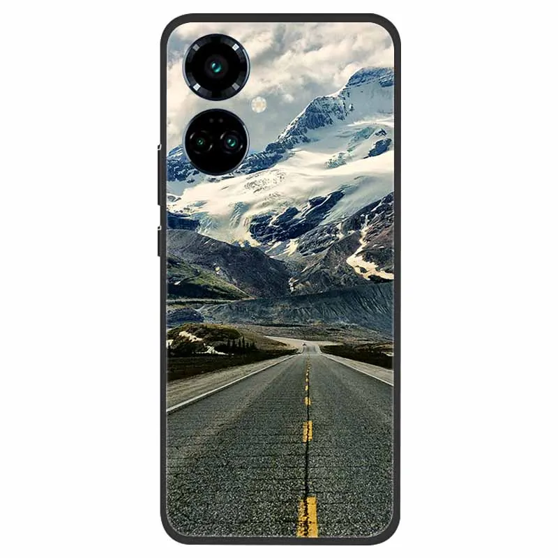 Tecno Camon 19 Shockproof Soft Silicone TPU Back Cover - Cute Design