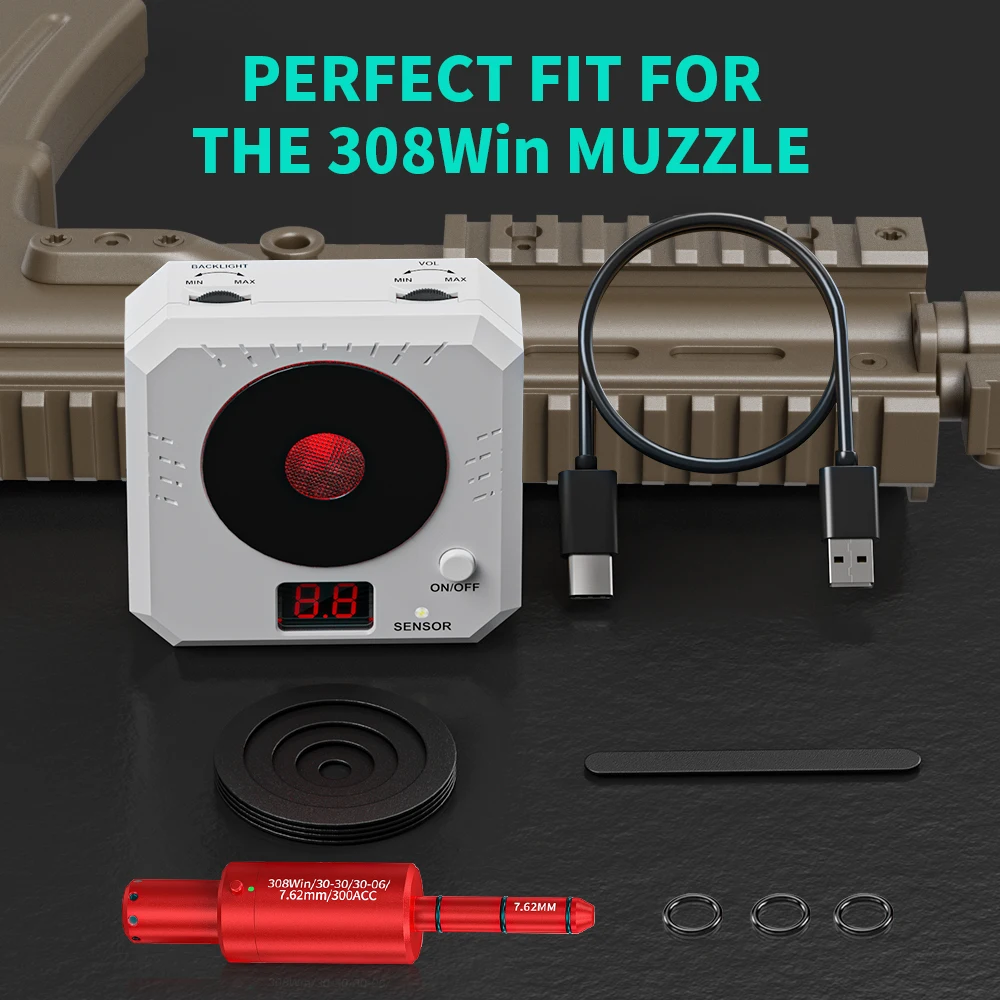 Electronic target 308WIN 7.62MMX39 multifunctional combination training set, dual-use for training and calibration