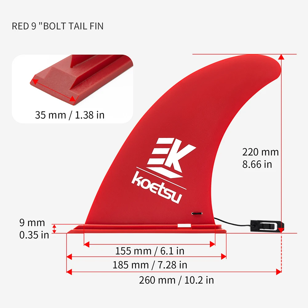 Paddle Board Fin Stand Up Paddleboard Fin Replacement No-Tool Installation Improves Stability for Paddle Board Longboard