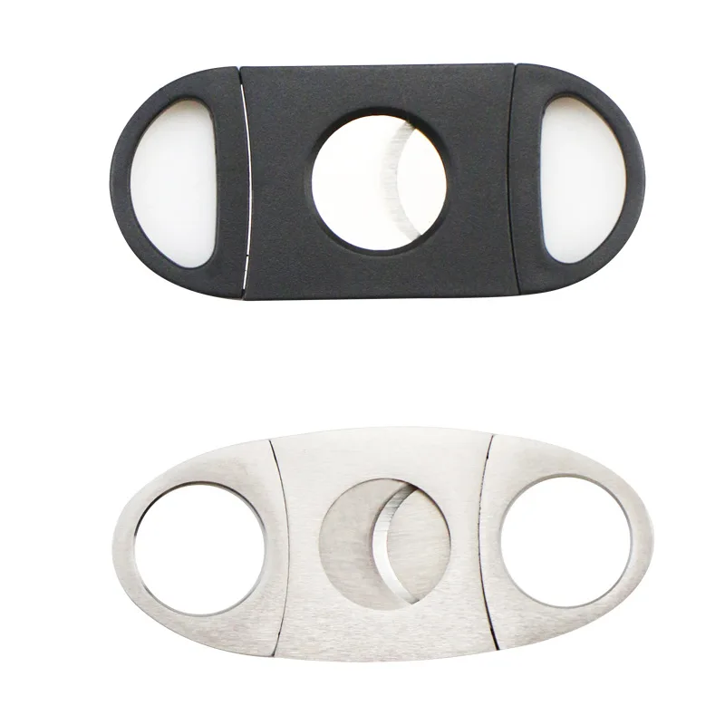 Cigar Cutter Stainless Steel COHIBA Cigar Cutter Metal Classic Guillotine Scissors Gift Puncher Cutting Knife Accessory