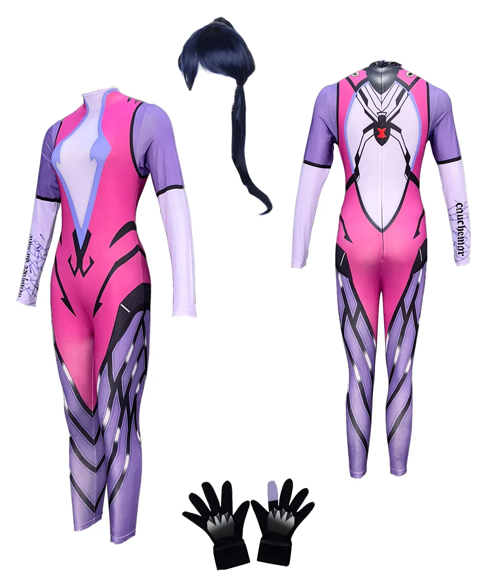 Jogo Overwatch 2 fantasias para adultos e crianças, traje cosplay  Widowmaker, traje feminino, bodysuit Zentai Geek, mulheres e meninas -  AliExpress