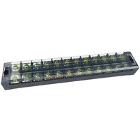 1Pcs TB4512 45A 600V Dual Row Barrier Screw Terminal Block Strip Wire Connector Insulated DIY Electrical Fix Fence High Quality 5