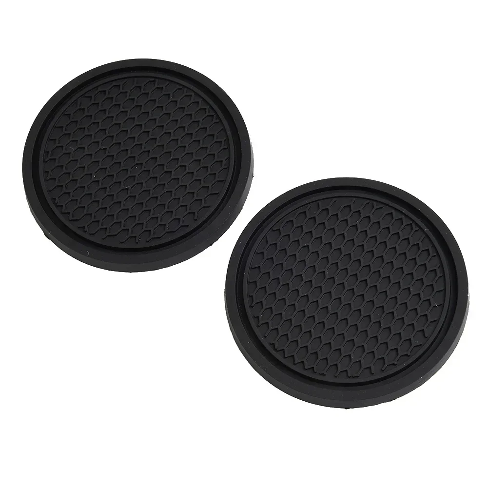 New Car Cup Holder Anti-Slip Silicone Insert Coaster Mat Universal Car Accessories Black Fit For Most Cars