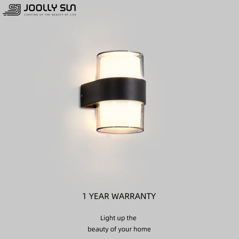 

Joollysun Lighting Outdoor Wall Light for Home Yard Balcony Lamp Modern Wall Mounted LED Lamps Waterproof IP55 Aluminum 90-260V