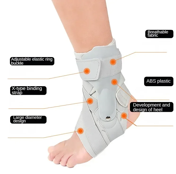 

1Pc Ankle Support Strap Adjustable Brace Bandage Foot Guard Protector Ankle Sprain Orthosis Stabilizer Plantar Fasciitis Wrap