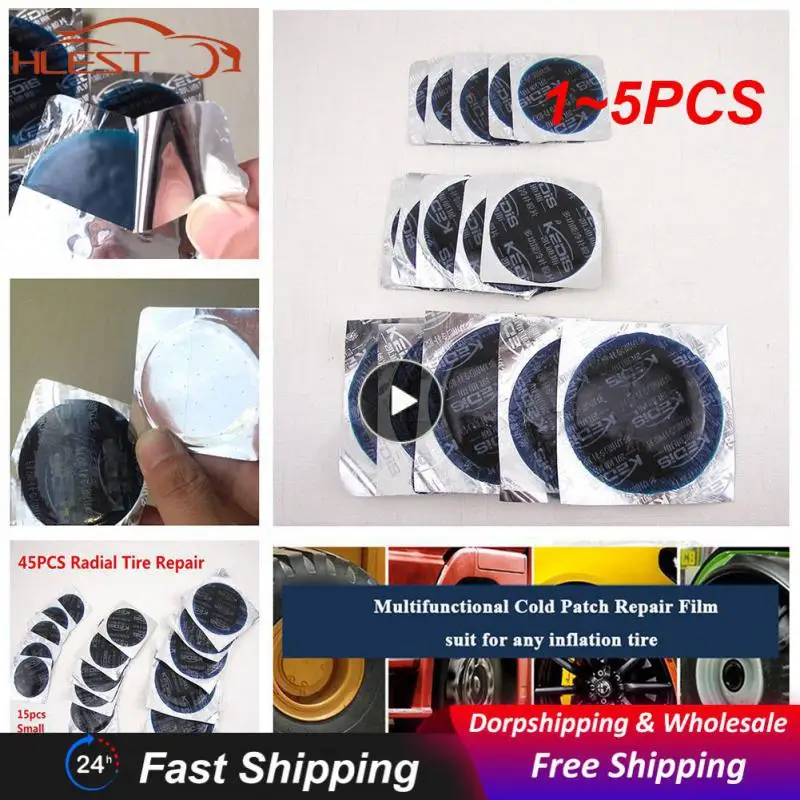 

1~5PCS Car Auto Round Rubber Tire Patch Cycle Repair Tools Cycling Bike Tire Tyre Inner Tube Puncture Repair Tool