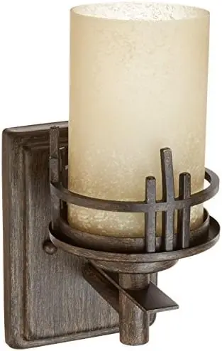 

Mission Ridge Flush Mount Ceiling Light, 2, Warm Mahogany Lamp led w empotrable Downlight speaker Recessed dc lights v V light M