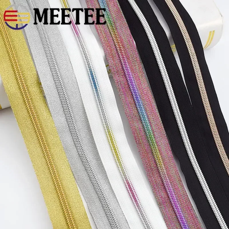 4M35NylonZippersforSewingPlasticCoilZipperBagClothesZipper