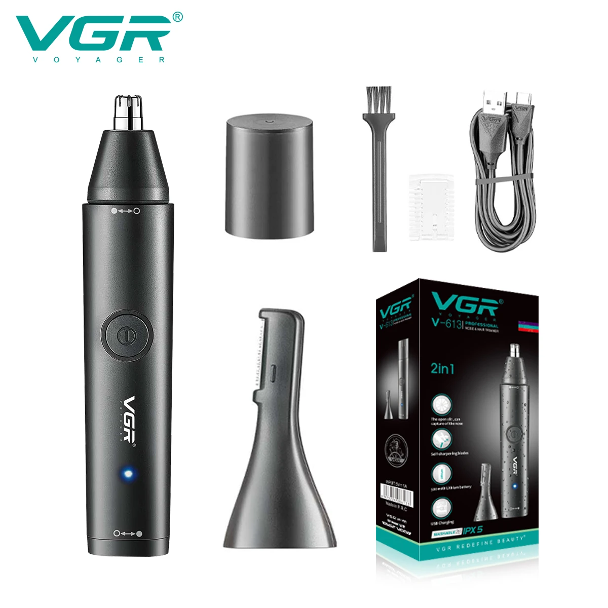 Vgr Professional Nose Hair Trimmer Mini Hair Trimmer Electric Nose