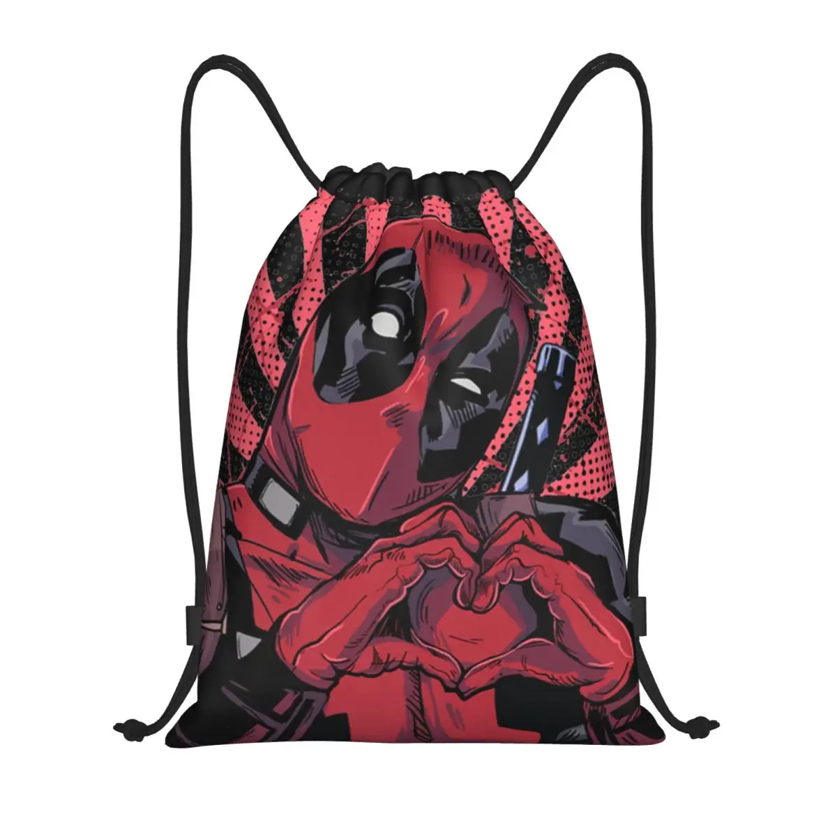 thumbnail image 1 of Mochila con cordón para natación de Deadpool, bonita mochila deportiva para gimnasio, bolsa con cordón para senderismo, 1 of 5