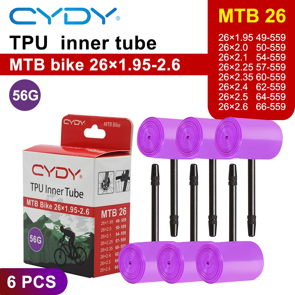 26x1.95-2.6 6pcs