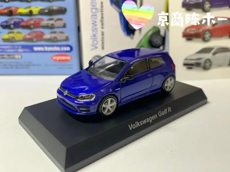 京商-フォルクスワーゲンゴルフr,1/64コレクションダイキャスト合金 