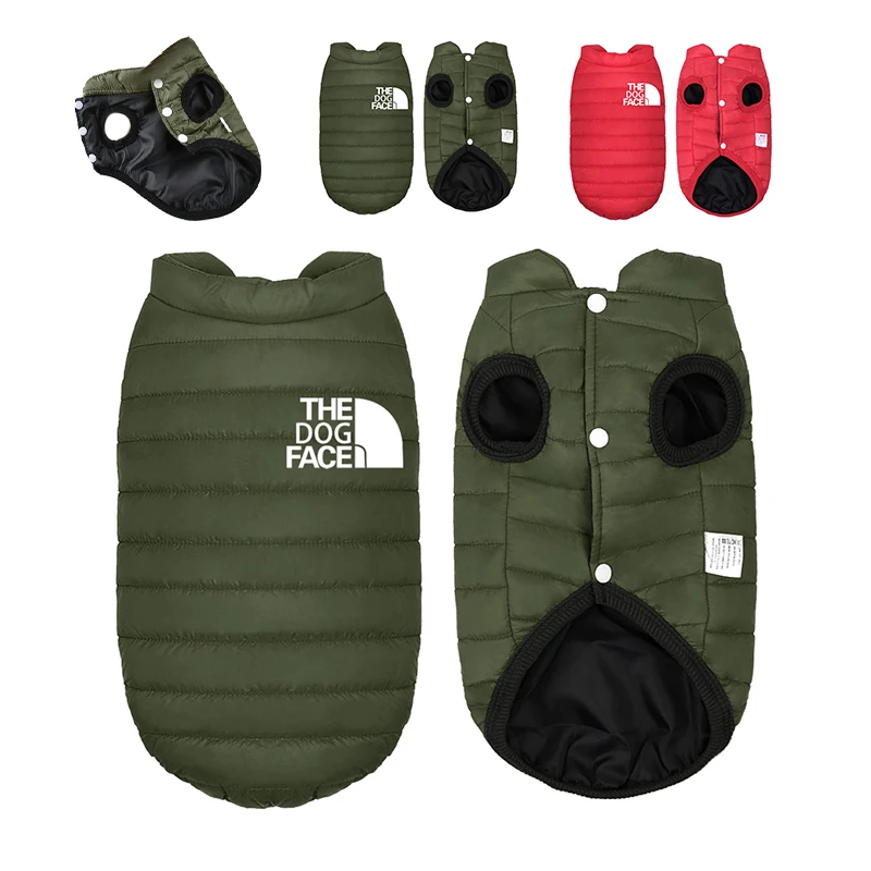 Double Sided Dog Coat for Small Medium Dogs, pet jacket