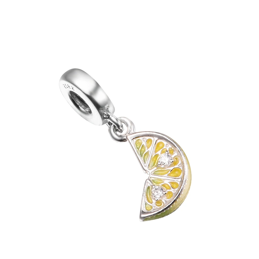 Fruit 2022 Beads for Jewelry Making Pendant S925 Sterling Silver Jewelry Components Mother's Day Free Shipping Charm